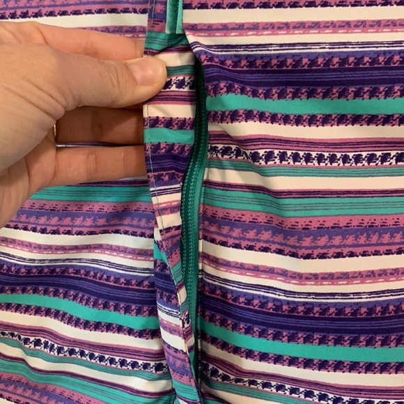 Columbia - L, 12/14, teal and purple winter coat - Picture 6 of 11